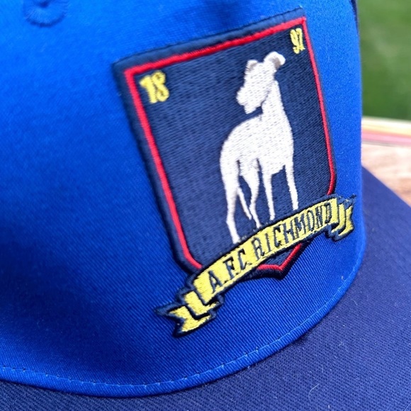 COPY - NWT Ted Lasso AFC Richmond Logo BELIEVE Trucker Baseball Cap Hat - Picture 6 of 10